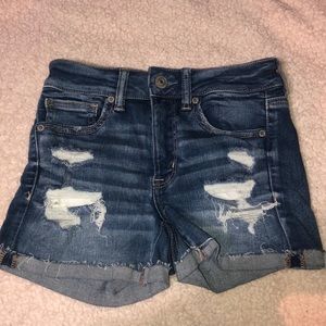 American eagle jean shorts
